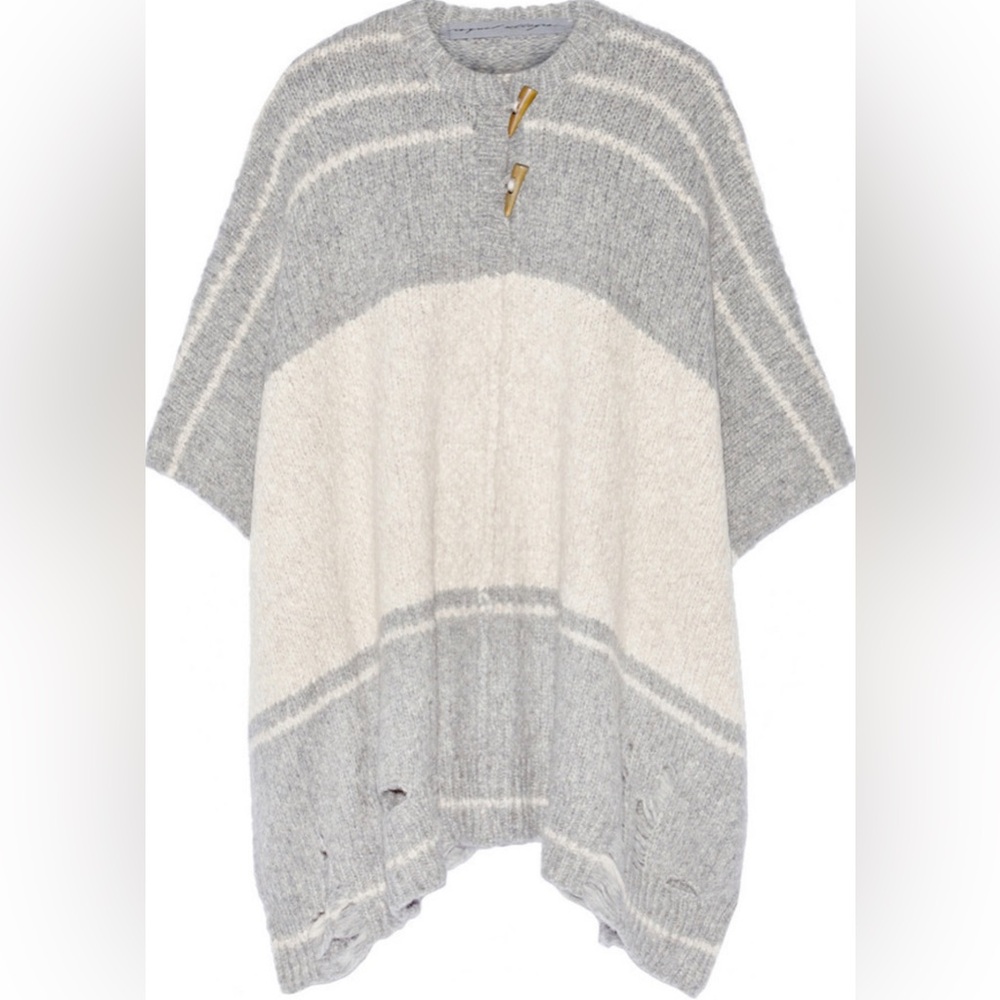 Raquel Allegra Alpaca Blend Poncho O/S